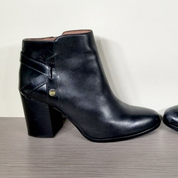 Louise et Cie Zanara Bootie, Black Leather, Womens Size 7 M  / 37 - Picture 6 of 12